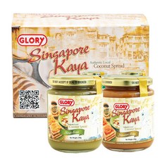 선물박스 배송 글로리 싱가포르 카야잼 250g 1+1 6종 택일, 04. 코코넛 그린+허니 브라운