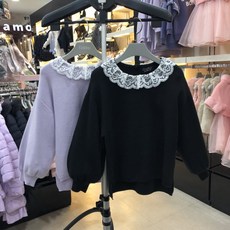셀덴 언발 레이스 스웨터