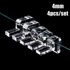 어항 아크릴 커버 홀더 투명 클립 지지 브래킷 프레임, 1개, 8.4mm