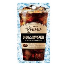기타 칸타타 아이스 파우치 블랙커피 230ml 50팩, 50개
