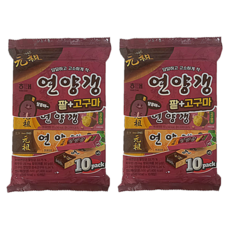 해태제과 연양갱 팥 + 고구마 10팩, 2개, 500g