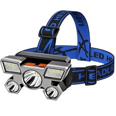 USB 충전식 휴대용 COB LED 헤드 램프 750000lm 랜턴 사이클링 낚시용 야외 캠핑 라이트