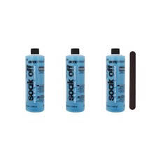 Onyx Professional Soak Off 네일 리무버 473ml 3팩, 3개