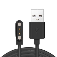 USB 마그네틱 충전 커넥터 도크 안전 고속 휴대용 전원 어댑터 충전기 케이블 샤오미 하일루 솔라 LS05 스마트 워치용, 한개옵션1