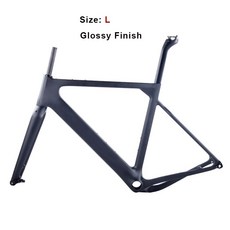 사이클로 크로스 자갈 프레임 자전거 에어로로드 카본 디스크 브레이크 테이퍼 액슬 142X12MM DI2 기계식 S M L, L-glossy