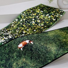120x50(cm) 리에르스튜디오 풍경 자연 발매트 욕실 현관 침실 주방 러그, 02.field