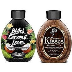 에드하디 블랙 코코넛 러브 앤 키세스 태닝로션 세트 400ml, 1개