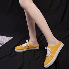 뮬 여성뮬 뮬샌들 여성 슬립온뮬 여성블로퍼 뮬운동화 운동화 뮬슬리퍼 뮬블로퍼 편한 블로퍼 옐로우