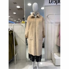 르샵 동아수성 르샵 리버시블 에코밍크퍼 박시 무스탕 코트 LJCFU573A_DS