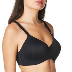 PLAYTEX 여성용 임산부 및 수유 퓨어 컴포트 쉐이핑 폼 와이어프리 Us3015 블랙.
