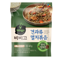 CJ 비비고 견과류멸치볶음60g, 60g, 19개