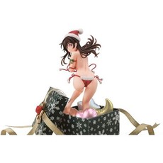 하코이리무스메 여친 빌리겠습니다 미즈하라 치즈루 산타비키니 렌탈여친 1/6 정품 피규어, 1개