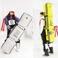 스키가방스키백 대용량 스노우보드가방 스키엣지백 마운틴스토리스키 스키부츠백 스키휠백 아토믹스키가방, 166x36cm, 블랙 로고
