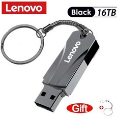 레노버 금속 USB 3.0 펜 드라이브 키 고속 펜드라이브 미니 플래시 드라이브 메모리 스틱 16TB OTG 8TB 2TB, 5) Black 16TB - 2tb