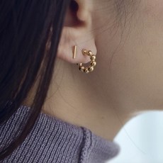 실버볼링귀걸이