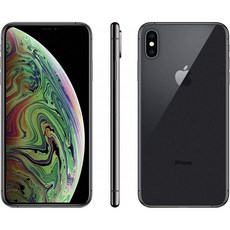 Apple iPhone Xs Max 256GB 스페이스 그레이-AT & T 용 (갱신), 단일옵션, 단일옵션