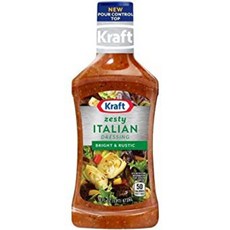 Kraft Zesty Italian Dressing 16 Ounces (Pack of 3) Kraft Zesty 이탈리안 드레싱 16온스 (3팩), 473ml, 3개