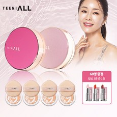 ★팩트 최다 6개★ [견미리 팩트] 티니올 팩트 최다 구성 (본품 2 + 리필 4) 핑크 블라썸 패키지, 21호/밝은 피부