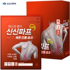 신신제약 신신 파프 핫 파스, 50개입, 2개