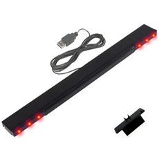 오타쿠리셔스 Wii 센서바 센서바 USB for U 모션 돌핀바 닌텐도 콘솔 739515, USB_black