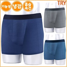 트라이 밴드 남자 인견 드로즈 팬티 3매입