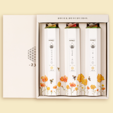  -23.5 프리미엄 꽃꿀 3종 선물세트 Honey in flower 아카시아꿀 야생화꿀 밤꿀 잡화꿀 대추나무꿀 상견례 선물 답례품, 구성1 (야생화), 2024년~ 