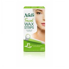 Nads Facial Wax Strips 네즈 페이셜 왁스 스트립 얼굴전용 제모 20매입