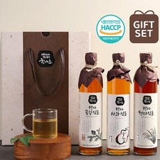 항아초 마시는식초2종세트 /자연건강초음료 (사과+솔잎), 500ml, 2개