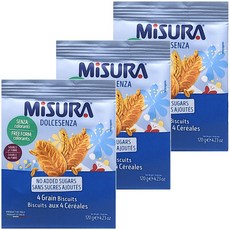 미주라 시리얼비스켓, 120g, 3개