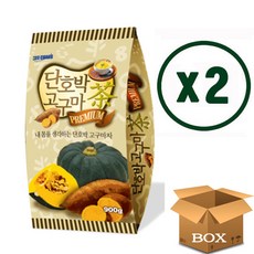 희창 단호박 고구마차, 900g, 2개