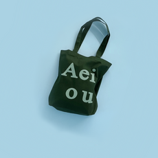 아에이오우 Aeiou Logo Bag (Cotton 100%) Jungle