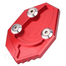 호환 가와사키 닌자 ZX14R 2011-2012 GTR1400 2008-2011 발 사이드 스탠드 플레이트 킥 패드 확대기 CNC 바이크 오토바이 부품, [04] 빨간, 1개