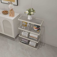 진열장 강화유리 인테리어 선반 투명 진열대 수납, 1개, 2. 검정 60x25x90 4단