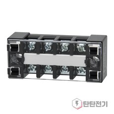 HYT-204 고정식 단자대 20A 4P 터미널 블럭 4 핀 Position 단자 Fixed terminal block 한영넉스, 1개