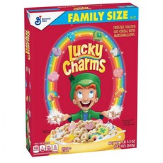 General Mills Lucky Charms Cereal Unicorns 제너럴밀스 럭키참스 마쉬멜로우 시리얼 유니콘 19.3oz 2팩, 1세트