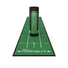 Green PuttOut Pro Golf Putting Mat Perfect Your Putting 2.4m x 0.5m, 상세페이지 참조, 상세페이지 참조 - puttout