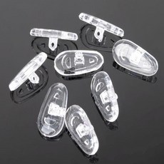 실리콘 안경 코받침 20P 수리 부속품 셀프수리 안경용품 안경코 여분 AS 교체용