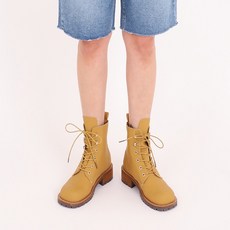 시크덩꼬페이턴트레이스업가보시통굽하프워커힐