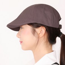라핑 콘트라 무지 코튼 헌팅캡 남녀공용 사계절 바리스타 카페 모자
