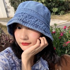 데님빵모자