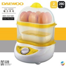 [-커넥트-6LxR]KC인증/계란찜기/만두찜기/대우 2단 에그쿠커 D2100 1m64 |O+#, YdEd 본상품선택