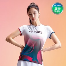 요넥스 배드민턴 게임웨어 티셔츠 여성용 241TS038F