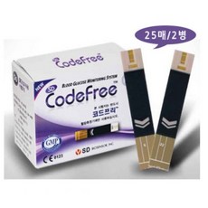 코드프리 혈당 검사지 당뇨시험지(50매), 1개