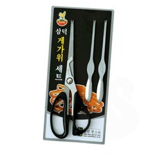 SS 게 가위 포크 세트 게가위, 1개
