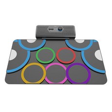 말아쓰는 휴대용 전자드럼패드 USB 초보 입문 휴대용 드럼 세트, 고급 9면 드럼