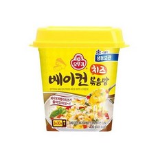 오뚜기 맛있는 베이컨치즈볶음밥(용기) 청소년 편의점 PC방 간단식 230G 어린이 청소년간식 간단한끼 간편식 비상식량 1개, 2개