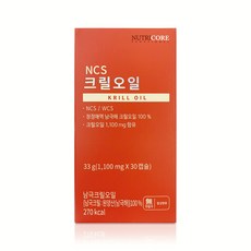 뉴트리코어 NCS 크릴오일 1100mg x 30캡슐 /Neo, 단품, 단품