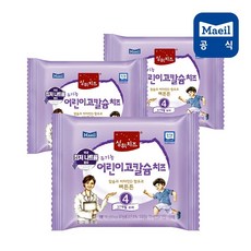 매일우유 상하 유기농 어린이 고칼슘치즈 4단계 80매/치즈/어린이치즈, 180g, 80개