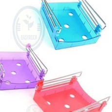 해신잡화점 슬라이딩냉장고선반 냉장고정리 냉장고수납정리함, 랜덤, 1개