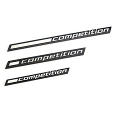 굿즈인홈 컴페티션 BMW 엠블럼 competition 레터링 스티커 3사이즈, M